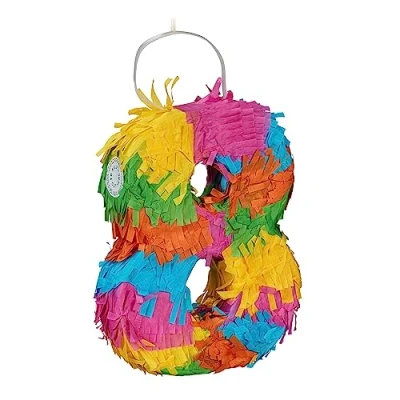 Abbildung von relaxdays Pinata Mini Zahl 8