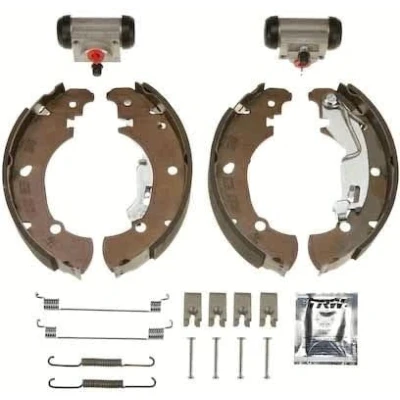 Abbildung von TRW Brake Kit BK1766 Bremsbacken 203 38 AP LOCKHEED mit Radbremszylinder FIAT: Punto II Schrägheck, Idea, LANCIA: Musa, Ypsilon