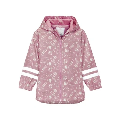 Abbildung von Playshoes Regenjacke / wasserabweisende Jacke für Kinder, Größe: 128, Rosa
