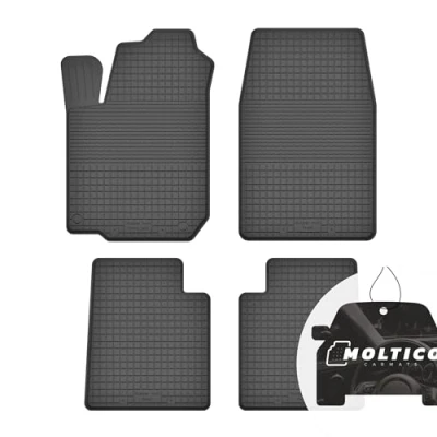Abbildung von Gummimatten mit Rand Auto Fußmatten Gummi Automatten Passgenau 4 teilig Set passend für Mitsubishi Space Star I 1998 2005