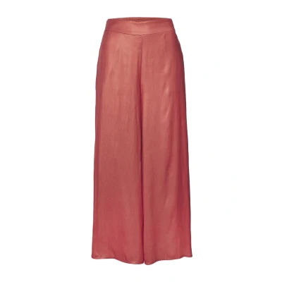 Abbildung von LASCANA Webhose, aus leichter Satinqualität, weite Palazzohose mit Taschen, Stoffhose