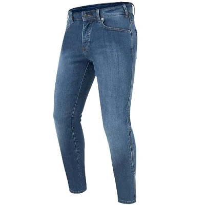 Abbildung von REBELHORN Classic III MotorradJeans Herren Aramidfaser Futter SAS TEC Knie und Hüftprotektoren Skinny Fit