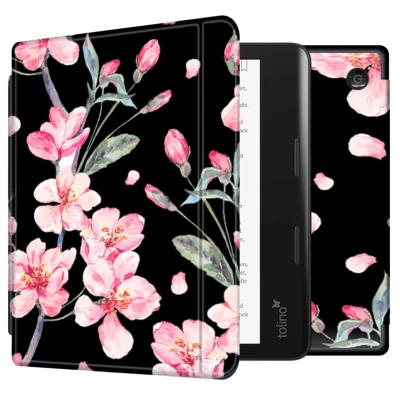 Abbildung von Design Slim Hard Case Klapphülle für das Kobo Sage / Tolino Epos 3 Blossom