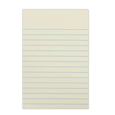 Abbildung von Selbstklebendes Notizblock DONAU 101x150mm, liniert, 1x100 Blatt, 75g/m², gelb, 6 Stück