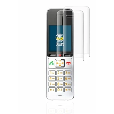 Abbildung von BROTECT 2 Stück Full Cover Schutzfolie für Gigaset COMFORT 500HX Screen Displayschutz Folie [3D Curved, Anti Fingerprint, Kristall Klar]