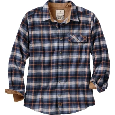 Abbildung von Legendary Whitetails Herren Buck Camp Flanellhemd Button Down Shirt, Ironwood Plaid, Large Tall