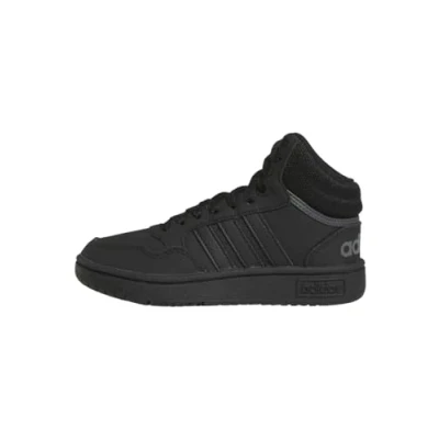 Abbildung von adidas Unisex Kinder Hoops Mid Shoes Schuhe, Core Black/Core Black/Grey Six