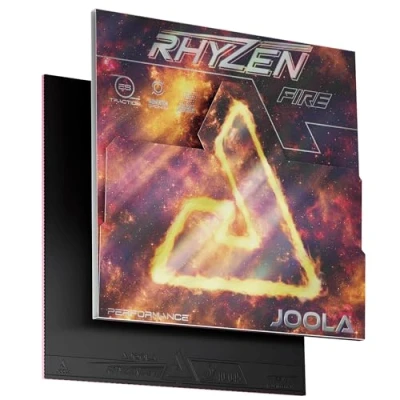 Abbildung von JOOLA Belag Rhyzen Fire, schwarz, 2,3 mm