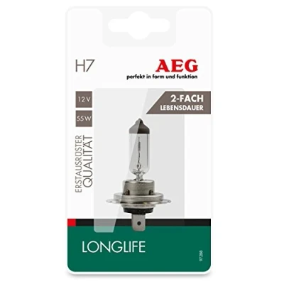 Abbildung von AEG Automotive 97288 Glühlampe Longlife H7, PX26d, 60/55W, 1 Stück