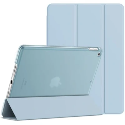Abbildung von JETech Hülle für iPad 9 8 7 (10,2 Zoll, Modell 2021 2020 2019, 9. 8. 7. Generation), Auto Schlafen Wachen (Hellblau)