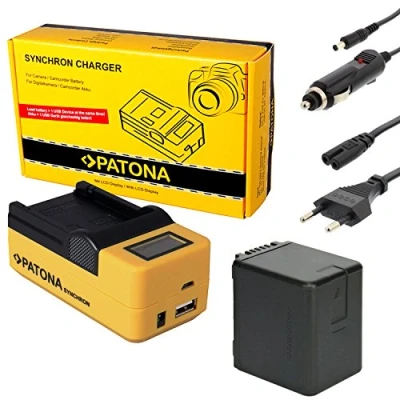Abbildung von PATONA Synchron USB Ladegerät mit Ersatz Akku VW VBT380 Li ion ACCU 3560mAh