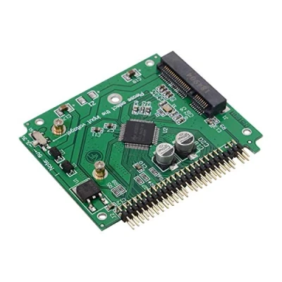 Abbildung von Cablecc Low Profile mSATA SSD mit halber Bauhöhe auf 2,5 Zoll IDE 44 Pin Festplattengehäuse für Notebook Laptops