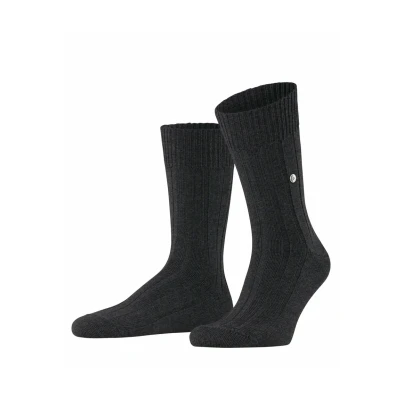 Abbildung von Burlington Dover Socken, Herren, Größe: 40/46, Asphalt mel