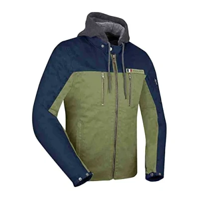 Abbildung von SEGURA, Herren Motorradjacke Presto khaki navy, L