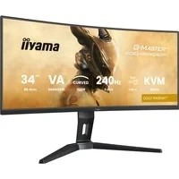 Abbildung von iiyama G MASTER Gold Phoenix GCB3486WQSCP B1 Curved 1500R 86.4cm 34“ VA LED Gaming Monitor UWQHD HDMI DP USB3.2 USB C Dock 95W RJ45 LAN 0.4ms 240Hz KVM HDR400 FreeSync Premium PIP/PBP Höhenverstellung
