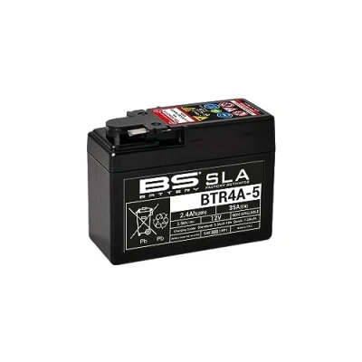 Abbildung von BS Battery 300667 BTR4A 5 AGM SLA Motorrad Batterie, Schwarz