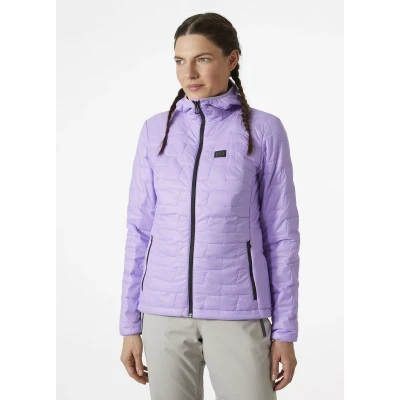 Abbildung von Helly Hansen Women Lifaloft Hooded Ins Jacket Heather Größe L