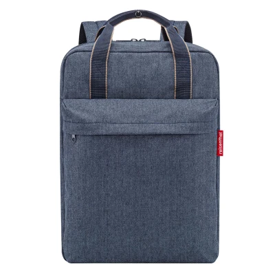 Abbildung von Reisenthel Allday Laptopfach Tagesrucksack, Größe: One Size, Herringbone dark blue