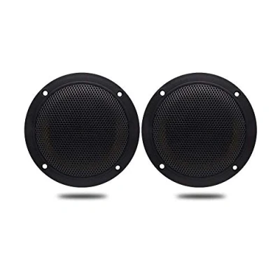 Abbildung von 160 Watt 2 Wege, Schwarz Marine Boot Wasserdicht Lautsprecher Motorrad Spa Raum UTV ATV RV Auto Golf Cart