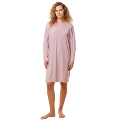 Abbildung von Triumph Nachthemd Endless Comfort NDK LSL mit durchgehendem Druck, weiche Qualität