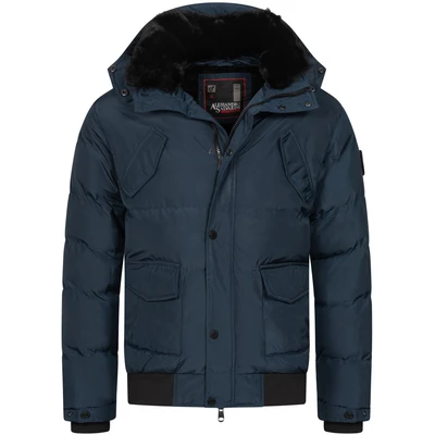 Abbildung von Alessandro Salvarini Winterjacke &quot;ASLeonio&quot;, mit warmem Teddyfell und abnehmbarer Kapuze