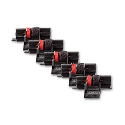 Abbildung von vhbw 5X Farbrolle, Farbwalze kompatibel mit Triumph Adler Twen 5312 PD Taschenrechner, Registrierkasse