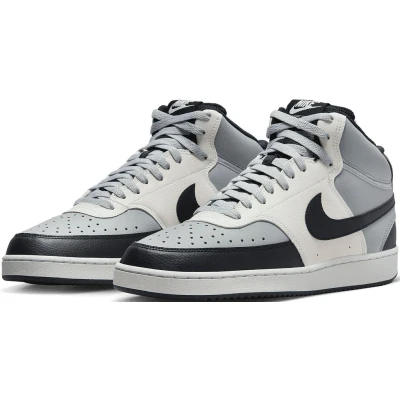 Abbildung von Nike Sportswear Court Vision MID Sneaker high, Herren, Größe: 43, Grauschwarzweiss Kunststoff
