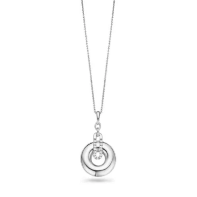 Abbildung von Orphelia Damen Halsband 925 Sterling Silber Zirkonia weiß ZK 2769