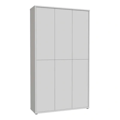 Abbildung von ACSS832 U58 Schuhschrank Alice Springs Stauraum Garderobenschrank Mehrzweckschrank Secret Grey ca. 110 x 192 35 cm
