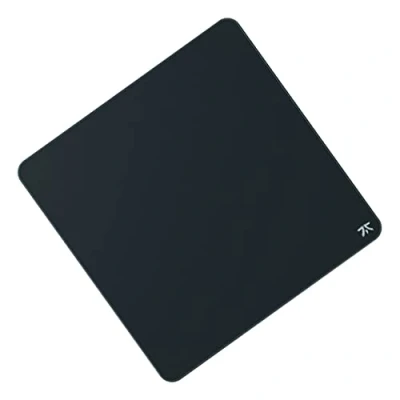 Abbildung von Fnatic Dash XL Advanced Professional Gaming Mouse Mat for Esports with Stitched Edges and Non Slip Rubber Base, Level Surface (XL, Black, Mixed Fabric) 475 x 3 mm