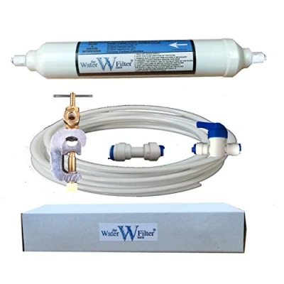 Abbildung von Sanitär Wasser Kit für amerikanischen Kühlschrank/Gefrierschrank, Filter, Rohr und Schlauchverbindung, passend Samsung LG Bosch, Daewoo GE alle anderen Modelle