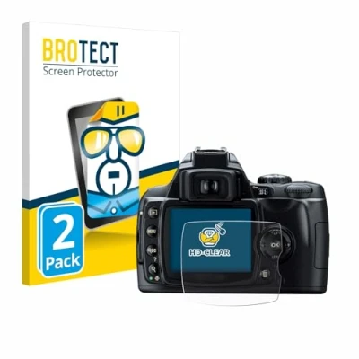 Abbildung von BROTECT (2 Stück Schutzfolie für Nikon D40 Displayschutz Folie Ultra Klar