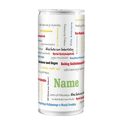 Abbildung von Lustapotheke® Dosenbier mit Namen Alles Gute zum Geburtstag super Geschenk Idee für alle Bierliebhaber