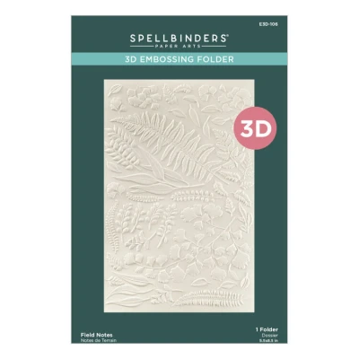 Abbildung von Spellbinders Field Notes 3D Embossing Folder (E3D 106)