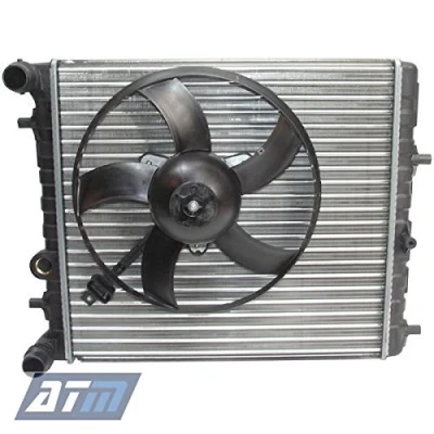 Abbildung von JP GROUP 1114201000 Kühler, Motorkühlung Aluminium, Kunststoff für Fahrzeuge ohne Klimaanlage 430 414 23 Schaltgetriebe SKODA: Roomster