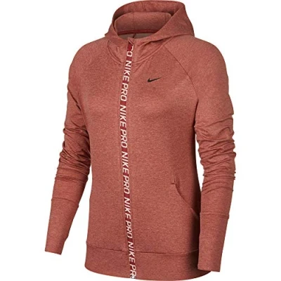 Abbildung von Nike Damen Warm Full Zip Hoodie, Cedar/Htr/Black, M