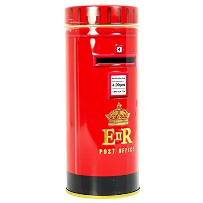 Abbildung von English Teas Traditioneller englischer Nachmittagstee in roter London Spardose