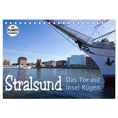 Abbildung von Stralsund. Das Tor zur Insel Rügen (Tischkalender 2025 DIN A5 quer), CALVENDO Monatskalender