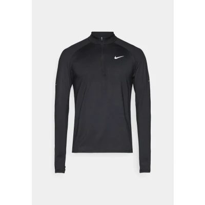 Abbildung von Nike Performance Stride Midlayer Langarmshirt, Herren, Größe: XL, Black/reflective silver