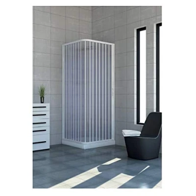 Abbildung von PVC Duschkabine 80x90 mit seitlicher Öffnung Mod. Acquario