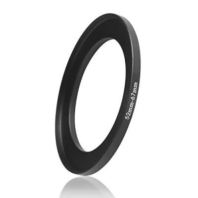 Abbildung von Ares Foto® Step Up Filteradapter Adapter Ring. CNC gefrästes Aluminium. Kompatibel mit Objektiven Aller Hersteller: Canon Sony Nikon Fujifilm Olympus Pentax Leica Tamron Sigma (52mm 67mm)