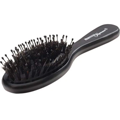 Abbildung von Hercules Sägemann 7 Reihige Ovale Pflegebürste (9530), Kompakt &amp; Ergonomisch, Perfekt für Feines Haar, 175 mm