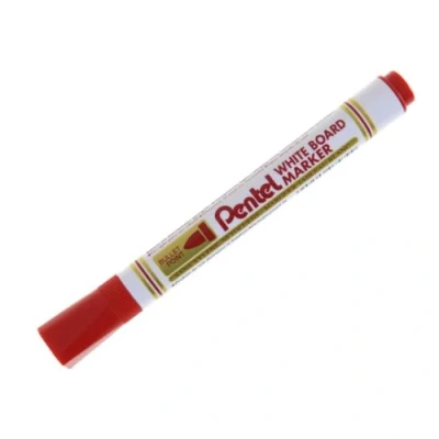 Abbildung von 12 x Pentel Whiteboardmarker, 2mm Rundspitze rot
