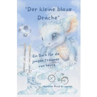 Abbildung von &quot;Der kleine blaue Drache&quot;: der Drache namens Wolke, wie er das erreicht was sich vorstellt