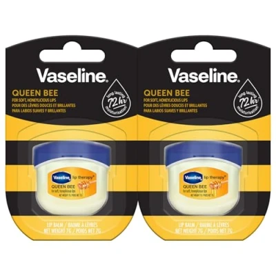 Abbildung von Vaseline Lip Therapy Queen Bee Pflegender Lippenbalsam für optimale Feuchtigkeit mit Honig (Queen (2er Pack))