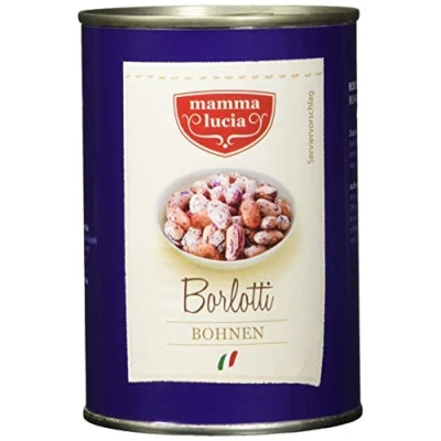Abbildung von Mamma Lucia Borlotti Bohnen, 12er Pack (12 x 400g)