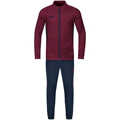Abbildung von JAKO Kinder Trainingsanzug Polyester Challenge, Maroon/Marine, 164