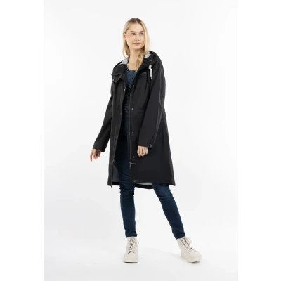Abbildung von Regenjacke mit Innenprint Schmuddelwedda XL / Schwarz 100% Polyester