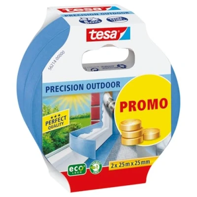 Abbildung von tesa Professional Outdoor 56214 00000 03 Malertape Blå (L x B) 50 m 25 mm 2 stk