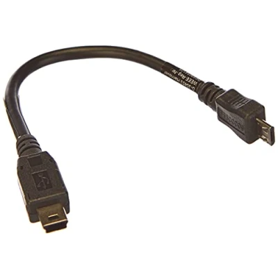 Abbildung von System S Mini USB (Male) zu Micro Adapter Kabel ca. 10 cm